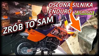 #ktm 💥 Osłona silnika w motocyklu enduro - NIE PRZEPŁACAJ - Zrób ją sam - ZA GROSZE 💪