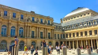 PARIS WALK | Palais Royal Courtyard and Gardens | France