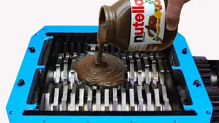 Fast Shredder VS Nutella And Toys Satisfying