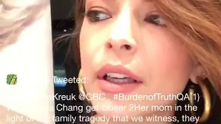 Kristin Kreuk Answering Fans Questions about Burden Of Truth #23