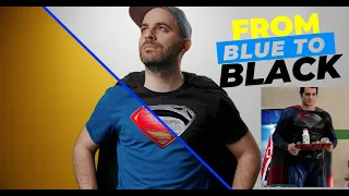 How I turned the classic Superman costume into the black version using after effects! ENG