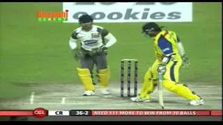 CCL 2 Mumbai Heroes Vs Chennai Rhinos Inngs2 Over 9