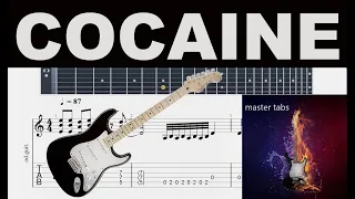 #COCAINE#ERIC CLAPTON#|Guitar Tab| TUTORIAL#Mastertabs#BestFreeYoutubeMusic#FREE GUITAR ALL EASY