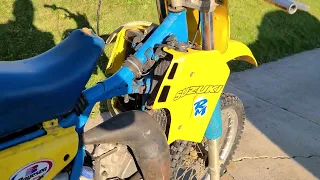 My 1988 Suzuki RM 125 project for the 2023 Broke to Built contest