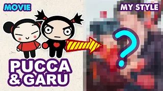 How To Draw PUCCA and GARU  | Semi Realistic Style | Huta Chan