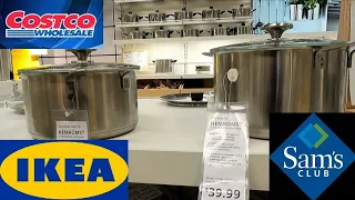 COSTCO SAM'S CLUB IKEA KITCHENWARE COOKWARE POTS DINNERWARE SHOP WITH ME SHOPPING STORE WALK THROUGH