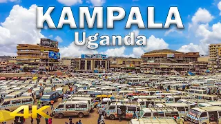 Rich and Boring Nakasero to PACKED Kampala CENTRE【4K - 60fps】🇺🇬