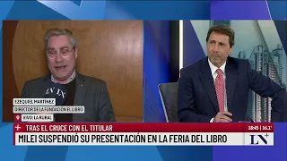 El presidente Milei no irá a la Feria del Libro: "Hay un intento de sabotear la presentación"