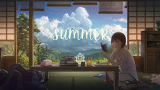 Relaxing in Summer | Summer Ambience | Cicadas Chirping | Wind Chime | 1 Hour