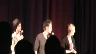 Ian Somerhalder, Paul Wesley y Cadice Accola en la BloodyNigthCon (Barcelona)