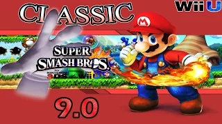 Super Smash Bros. U - Classic Difficulty 9.0 with Mario