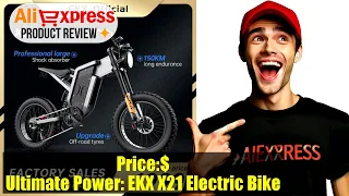 Unleash Your Adventure with the EKX X21 2000W Electric Bike! 55km/h Speed  Off-Road