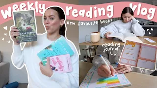 weekly reading vlog 🌷 new favourite book?! + updating my reading journal