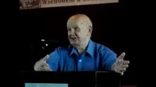 prof.Janusz Tazbir w Sandomierzu na konferencji naukowej -Zamek 28 06 2012 r.