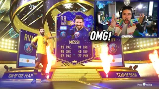 OMGGG TOTY MESSIIII! 🔥 - LUCKIEST FIFA 23 PACK OPENING REACTIONS COMPILATION! #3
