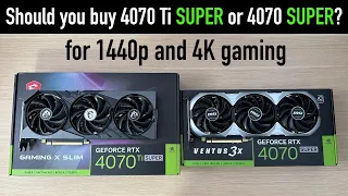 Do You Need to Pay More to Play Games at 1440p & 4K? [RTX 4070 SUPER vs 4070 Ti SUPER]