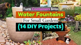 14 DIY Container Water Fountain Ideas That Are Easy And Cheap