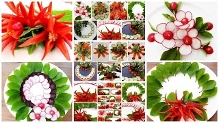 5 Easy Ideas Food Art - Super Salad Decoration Ideas