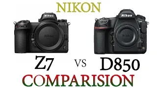 NIKON Z7 vs NIKON D850 Comparison Video