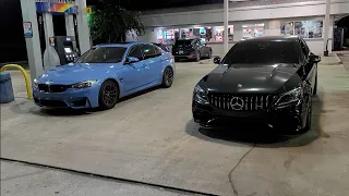 2016 BMW M3 Downpipes OTS E30 vs 2019 Mercedes C63 S AMG Bolt Ons 93