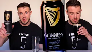 How to Pour the Perfect Can of Guinness