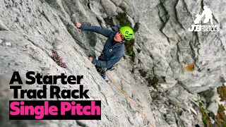 A starter TRAD RACK part one: Single Pitch Rock Climbing