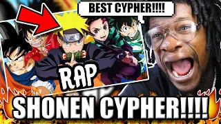 SHONEN JUMP RAP CYPHER | RUSTAGE ft. NLJ, DPS, CDawgVa & More (REACTION!)