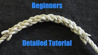 Beginner Friendly Splicing - How To Splice 3 Stranded Rope Together