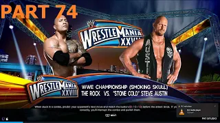 WWE CHAMPIONSHIP STONE COLD STEVE AUSTIN VS THE ROCK WWE 2K24 GAMEPLAY PART 74