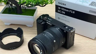 Распаковка Sigma 18-50mm f/2.8 DC DN Contemporary для Sony APS-C и первые впечатления