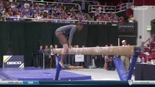 Hallie Mossett Beam at 2017 Pac-12 Championships (9.275)