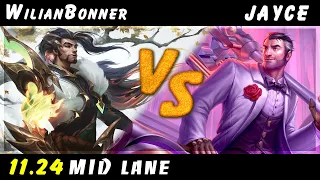 WilianBonner - Yasuo vs Jayce MID Patch 11.24 - Yasuo Gameplay