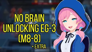 No Brain Unlocking Secret Stage EG-3 (M8-8) + Extra | Arknights