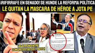 ¡SE HUND3 LA REF0RMA POLÍTICA! Y LE QUITAN LA MÁSC4RA DE HÉR0E A JOTA PE. AG4RRÓN EN EL CONGRESO.