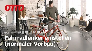 Lenker beim Fahrrad richtig einstellen – normaler Schaftvorbau | OTTO Fahrradexperte