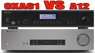 Cambridge Audio CXA61 vs Rotel A12 with KEF LS50 Meta Sound Comparison.