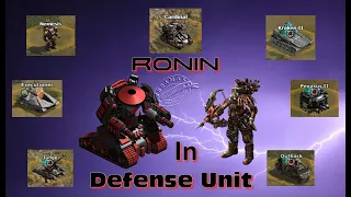 War Commander : Ronin & Bounty Hunter IN Defense Base Unit