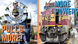 WHY HORSEPOWER IS BAD - Why STEAM outpulls DIESEL & tonnage math...