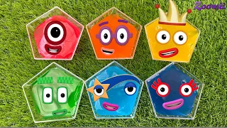 Numberblocks Satisfying Video l Looking for SLIME Rainbow Cutting ASMR #118 Color