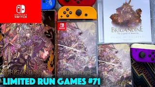 UNBOXING! Brigandine: The Legend of Runersia Collector's Edition Nintendo Limited Run Games #71