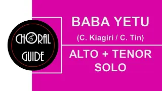 Baba Yetu - ALTO + TENOR SOLO