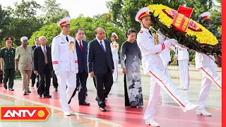 Lãnh đạo Đảng, Nhà nước viếng Chủ tịch Hồ Chí Minh và tưởng niệm các anh hùng liệt sỹ | ANTV