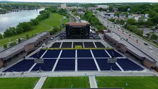 Maine Savings Amphitheater Drone Shots 2023