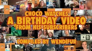 chocoTaco Watches a Birthday Video from His Subs