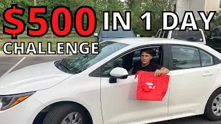 $500 in ONE DAY DoorDash Challenge! Is It Possible? + Uber Eats, Instacart