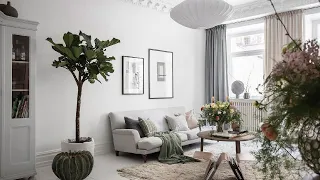 minimalist Scandinavian apartment in naturalistic style