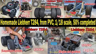 Homemade Liebherr T284, from PVC, 1/18 scale 50% completed | NHT creation