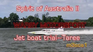 Jet Boat Spirit of Australia 2 Taree February 2019