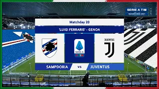 Serie A 2020-21, g20, Sampdoria - Juventus
