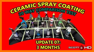 Ultimate Ceramic Spray Coating Test UPDATE 07 - 20 products compared - 90 DAY UPDATE